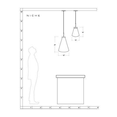 Flask 1 - Light LED Pendant