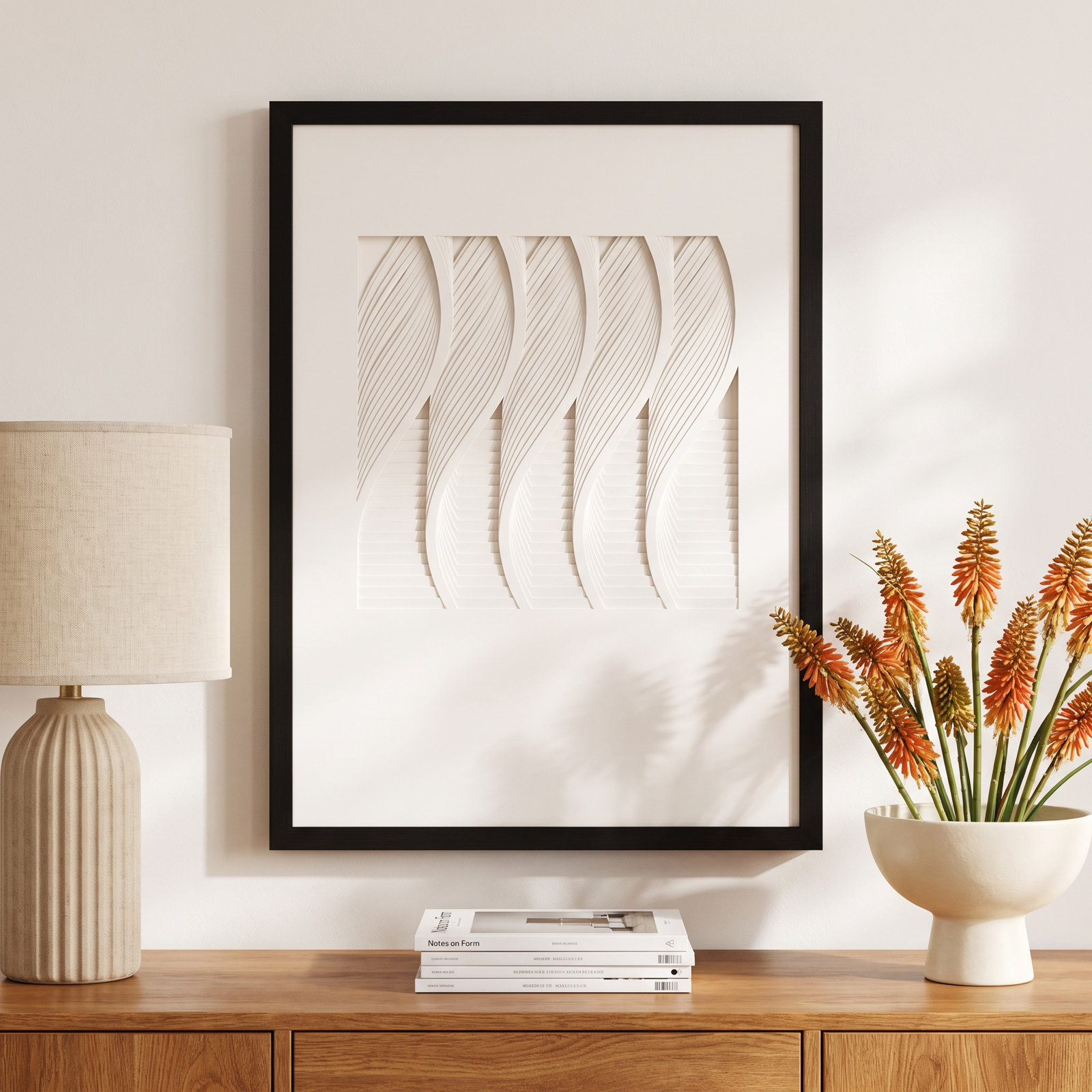 Dimensional Paper Twist Print