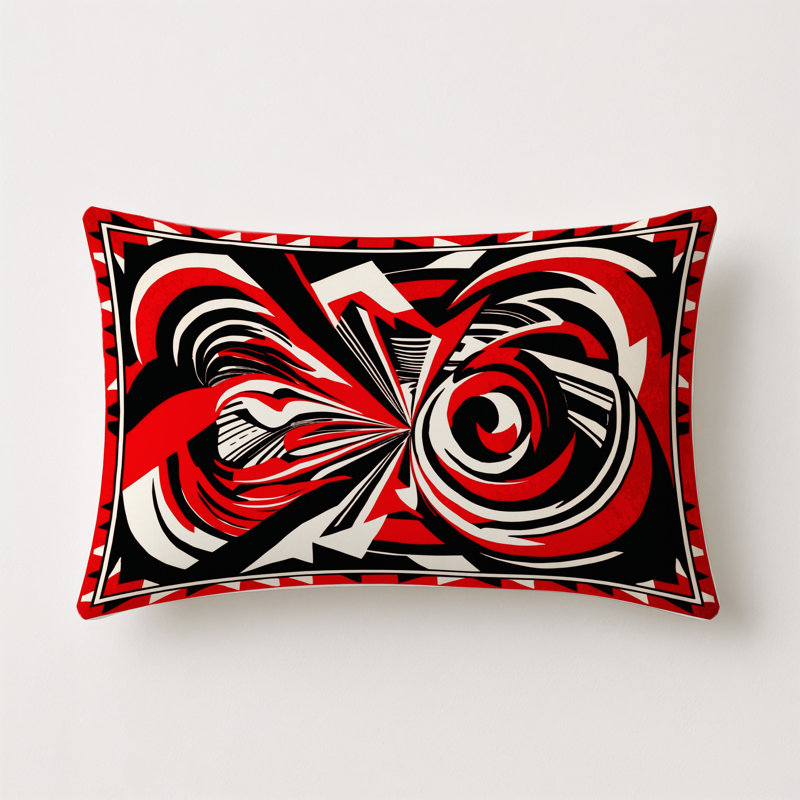Ecliptic Vortex Indoor And Outdoor Pillow, Rectangle 20"H x 14"W