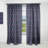 Retro Abstract Flower Design V - Abstract Mid-Century Modern Blackout Curtain Single Panel-471281306