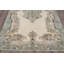 Tapis beige en patchwork de laine rétro 69,3 x 117,3 pouces