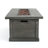56" Outdoor 50,000 BTU Rectangular Mgo Concrete Propane Fire Pit Wood Pattern (Tank Cover Not Included)-531362388