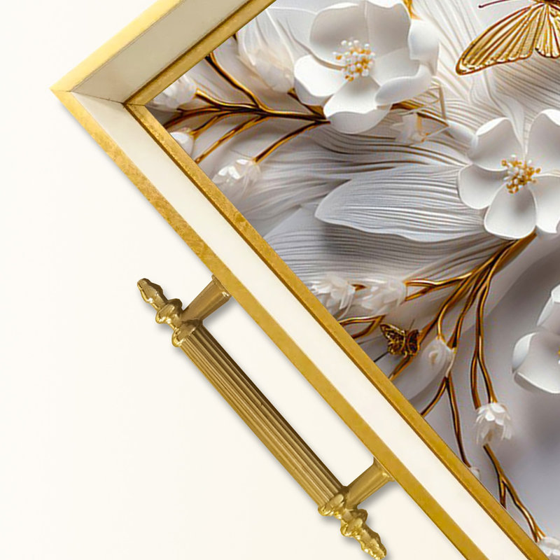 Élégant plateau en verre de 19,7 po x 11,4 po x 1,4 po | Fabrication 100% verre durable | Facile à nettoyer avec un chiffon humide | Idéal pour le service, la présentation décorative et l'organisation | Ajout élégant à la décoration intérieure