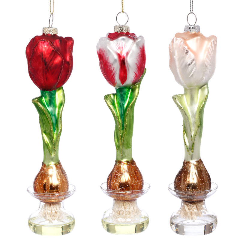 Tulip Bulb Ornament, 7 Inches