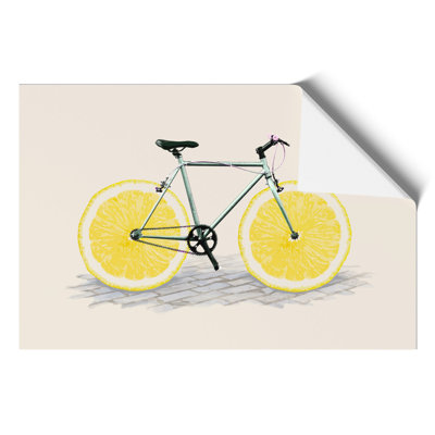 Lemon Bicycle - Unframed Painting