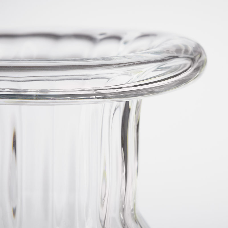 Rocco Glass Table Vase, 20.5" H x 8" W x 8" D
