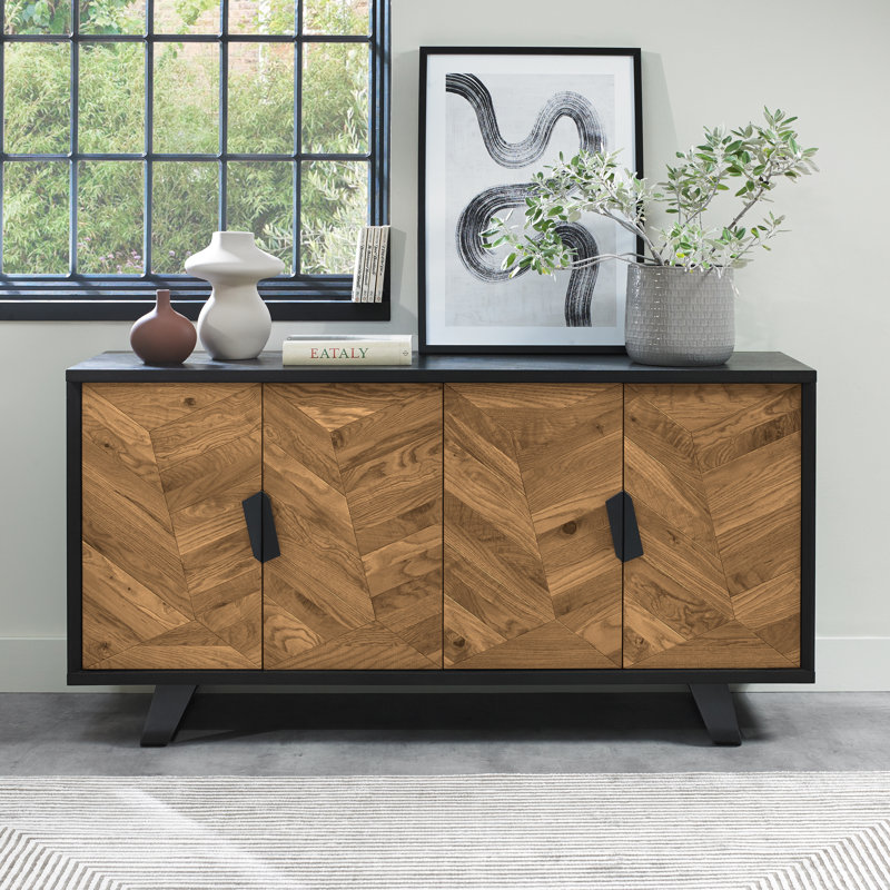 Beijing 160cm Sideboard, Brown