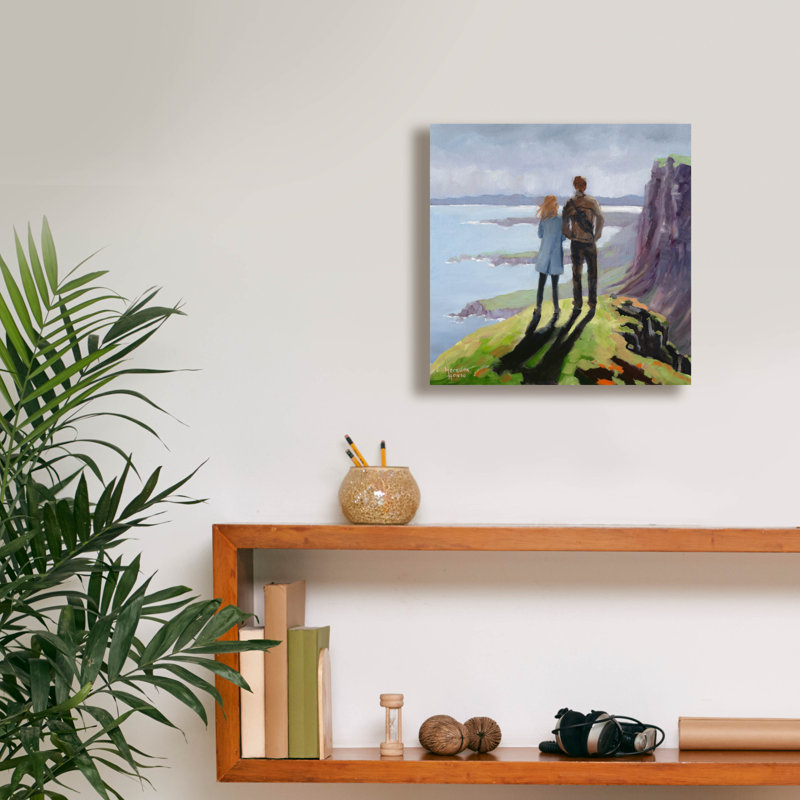  «Skye» par Meredith Howse, art mural sur toile, 12 po x 12 po, H 12 po x l 12 po