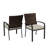 2-Piece Wicker Dining Side Chair