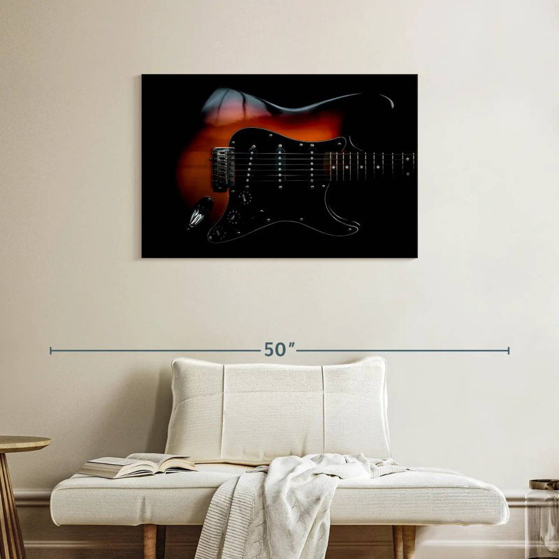 Abarca Elegant Electric Guitar, 24" H x 36" W