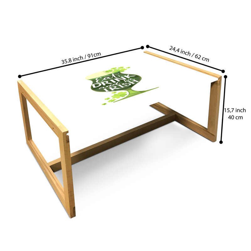Carlie Sled Coffee Table, 90cm H x 62cm W x 40cm D