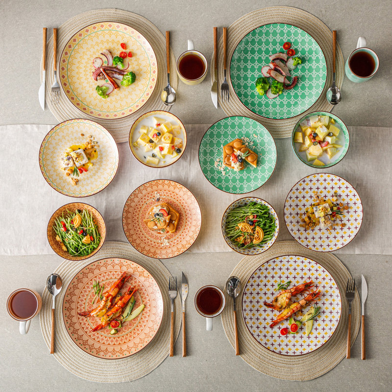 16 Piece Dinnerware Set, Service for 4