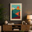 Mountains at Dusk Retro - Wrapped Canvas-131764735-131764736