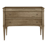 Cyprus Nightstand Chest in Light Pewter Hardware