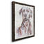 «Sitting Dog I», peinture sur toile encadrée-261148096-261148159