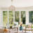 Robbie 19.69" W 4-Light Dimmable Caged Pendant 