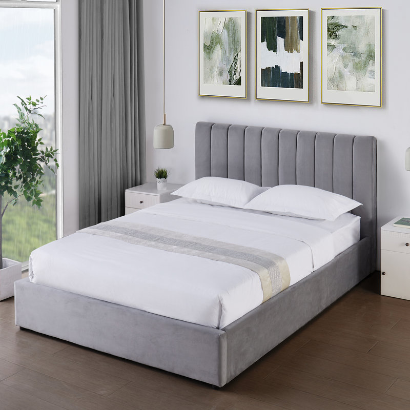 MAYVEL Upholstered Ottoman Storage Bed, Kingsize (150 x 200 cm)