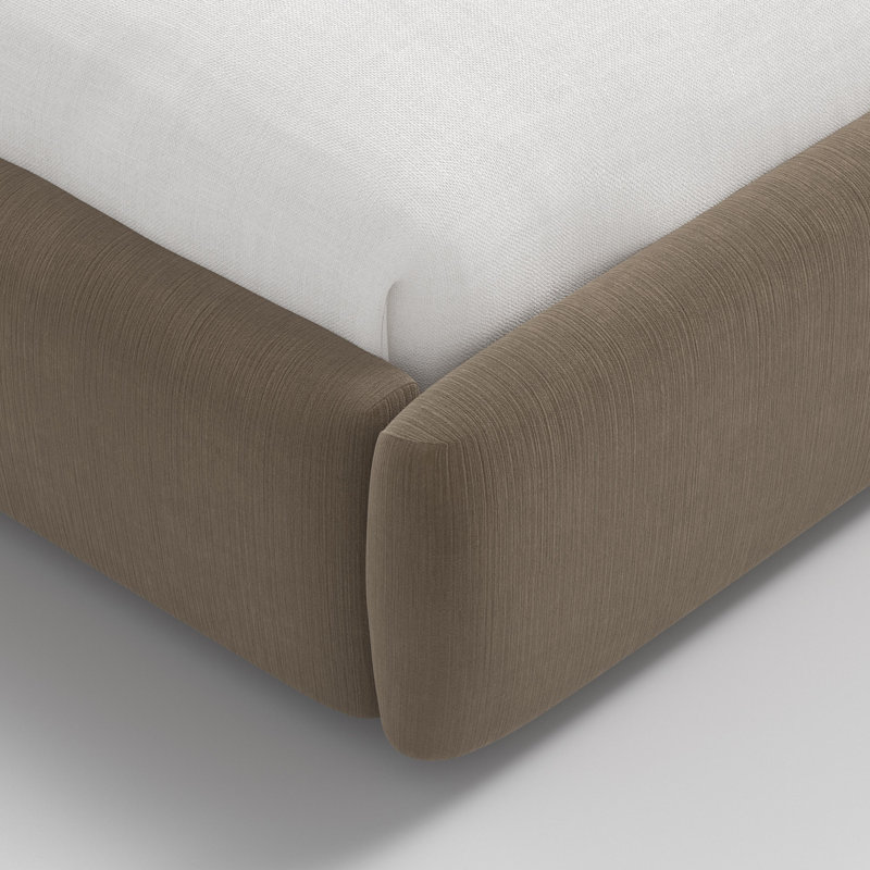 Stoffer Home x Cloth and Co. Marisa Bed, King, Luxe Walnut Velvet