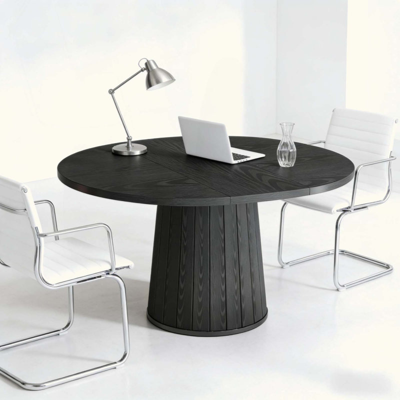 Élégante table de bureau ovale