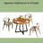 Sleek Greeting Table,Dining Table,Kitchen Dinner Table