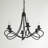 Macarthur 6-Light Dimmable Steel Candle Style Chandelier-2013434726