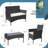 Rifiki 4 - Person Patio Conversation Set with Cushions-295489041-294053899