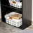 HOMCOM Modern Home Office Desk with 6-Tier Storage Shelves, 47" Writing Table with Bookshelf-942987999