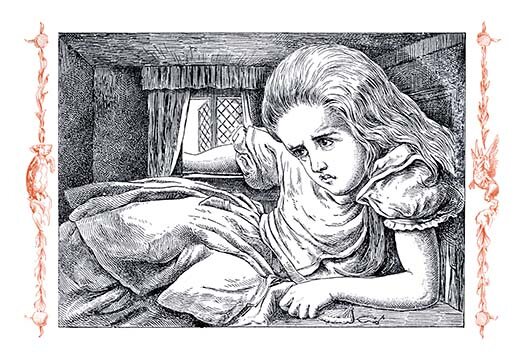 Buyenlarge 'Alice in Wonderland: Alice and The Pig-Baby' by John Tenniel Painting Print