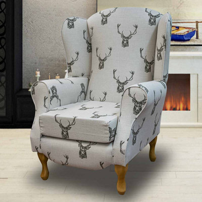 81Cm Wide Cotton Armchair