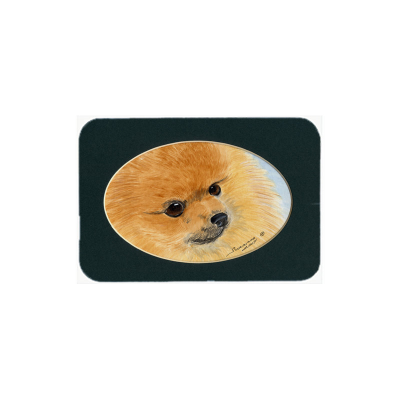 East Urban Home Pomeranian Glass Cutting Board