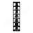 Shoe Rack, Black, 7 Shelves-1877496095