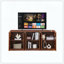 Buffet moderne ondulé, armoire de rangement à contour incurvé, armoire à 6 portes avec fonction de rangement, convenant à la cuisine / chambre à coucher / salon-207157118