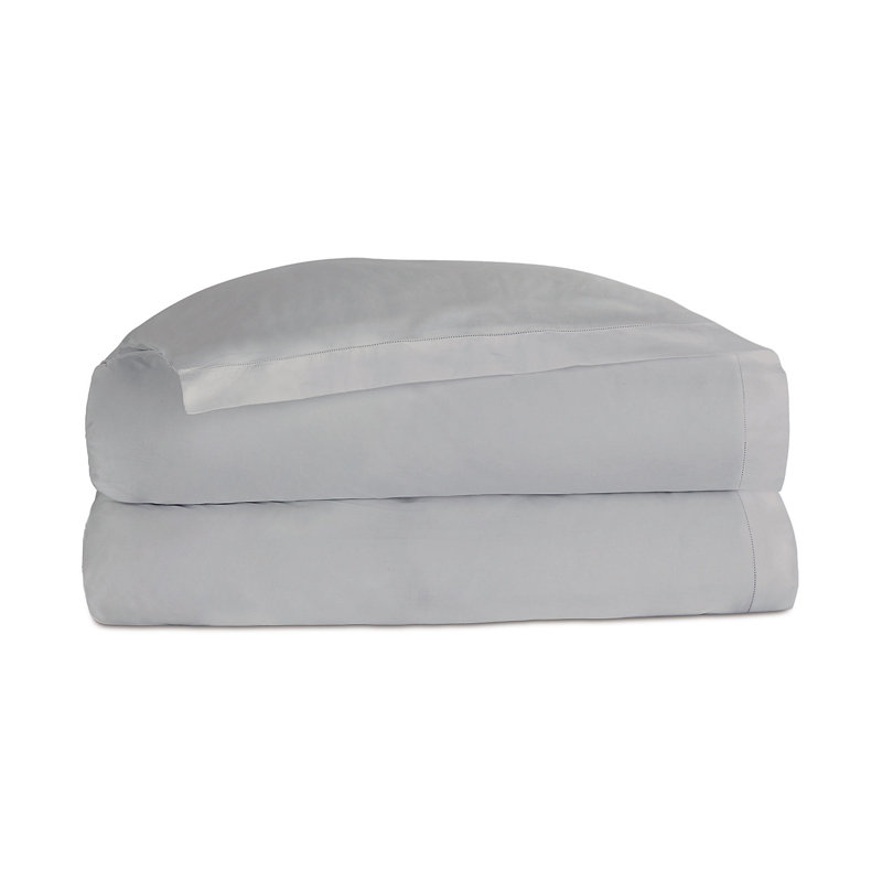 Deluca Duvet Cover, Queen Duvet Cover, Silver
