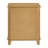 Kennedy 24" Solid Wood 3-Drawer Nightstand In Natural Oak