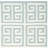 Rodgers Hand Woven Flat Weave Banana Silk/Wool/Cotton Geometric Rug in Ivory/Blue-621347951