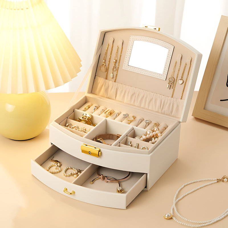 Boîte à bijoux +, Blanc