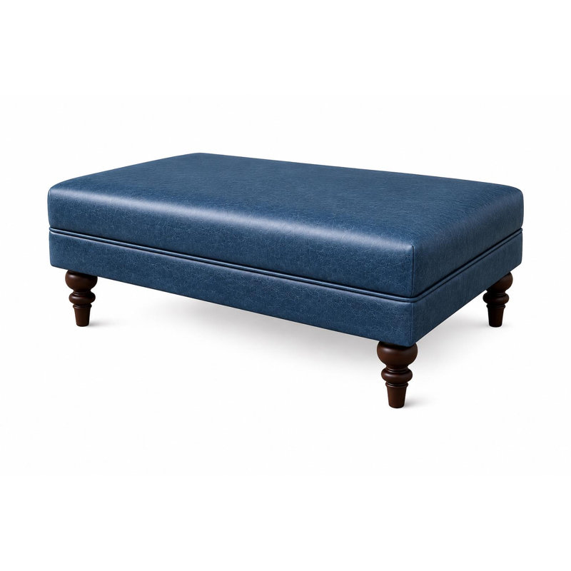Coffee Table, 100 x 100 Square, Vintage Denim Blue