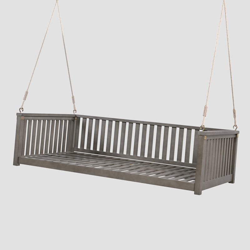 Balancelle de jardin simple pour patio, Gris