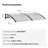 VEVOR Polycarbonate Cover Retractable Door Awning-90763978-90763976
