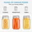 Pots en verre 48Oz