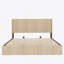 Grande base de lit concave avec fonction de levage, très grand lit en chêne, sans sommier, plateforme silencieuse en bois-1474212701-1474212702
