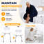 Chaise de douche médicale à hauteur ajustable