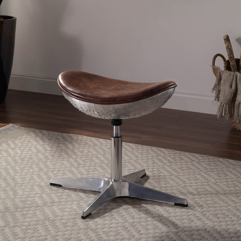 Tabouret pivotant en aluminium