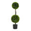 Boule artificielle 34 po en forme de topiaire artificiel 34 po en pot noir (ensemble de 2), plante artificielle en pot pour entrée intérieure / extérieure, patio et décoration intérieure
