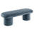 Orla Performance Velvet Bench In Taupe-106273824