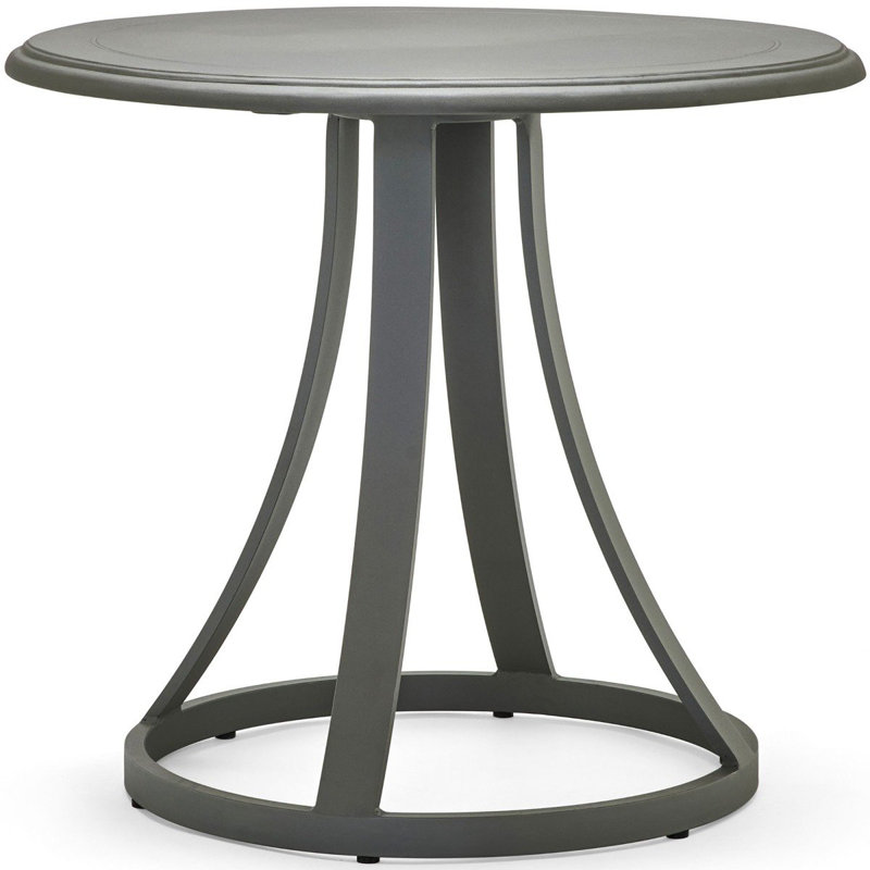 Complete Table Outdoor Round Bistro Table, Chestnut Brown