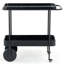 Chariot-bar 2 tablettes Maner-1869496415