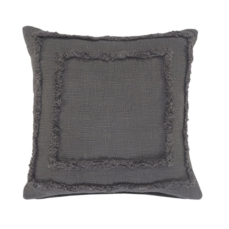  Coussin réversible, Gris foncé