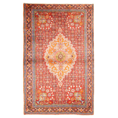 Tapis rouge Konya Anatolian 4 pi 6 po x 7 pi 3 po