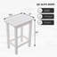 Ensemble de 2 tabourets de bar Hdpe